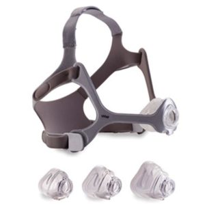 Philips Respironics Wisp Nasal (Soft Fabric or Silicone) CPAP / BiPAP Mask with Headgear FitPack (SM, L, XL)