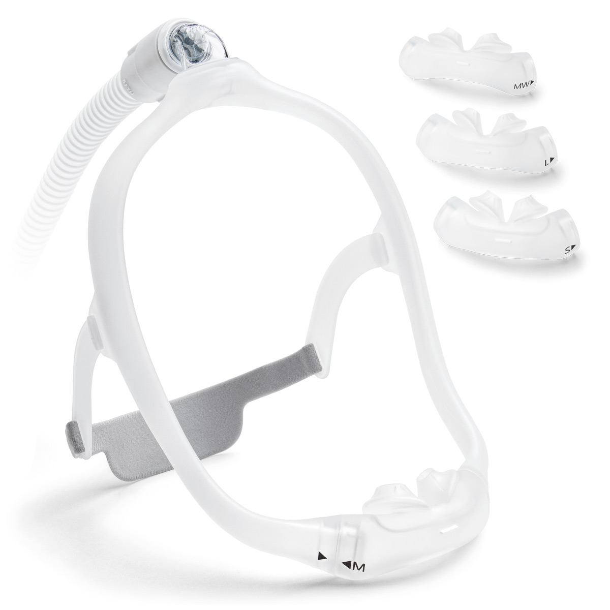 Philips RespironicsDreamWearシリコン鼻枕CPAP/ヘッドギアFitPack付き 