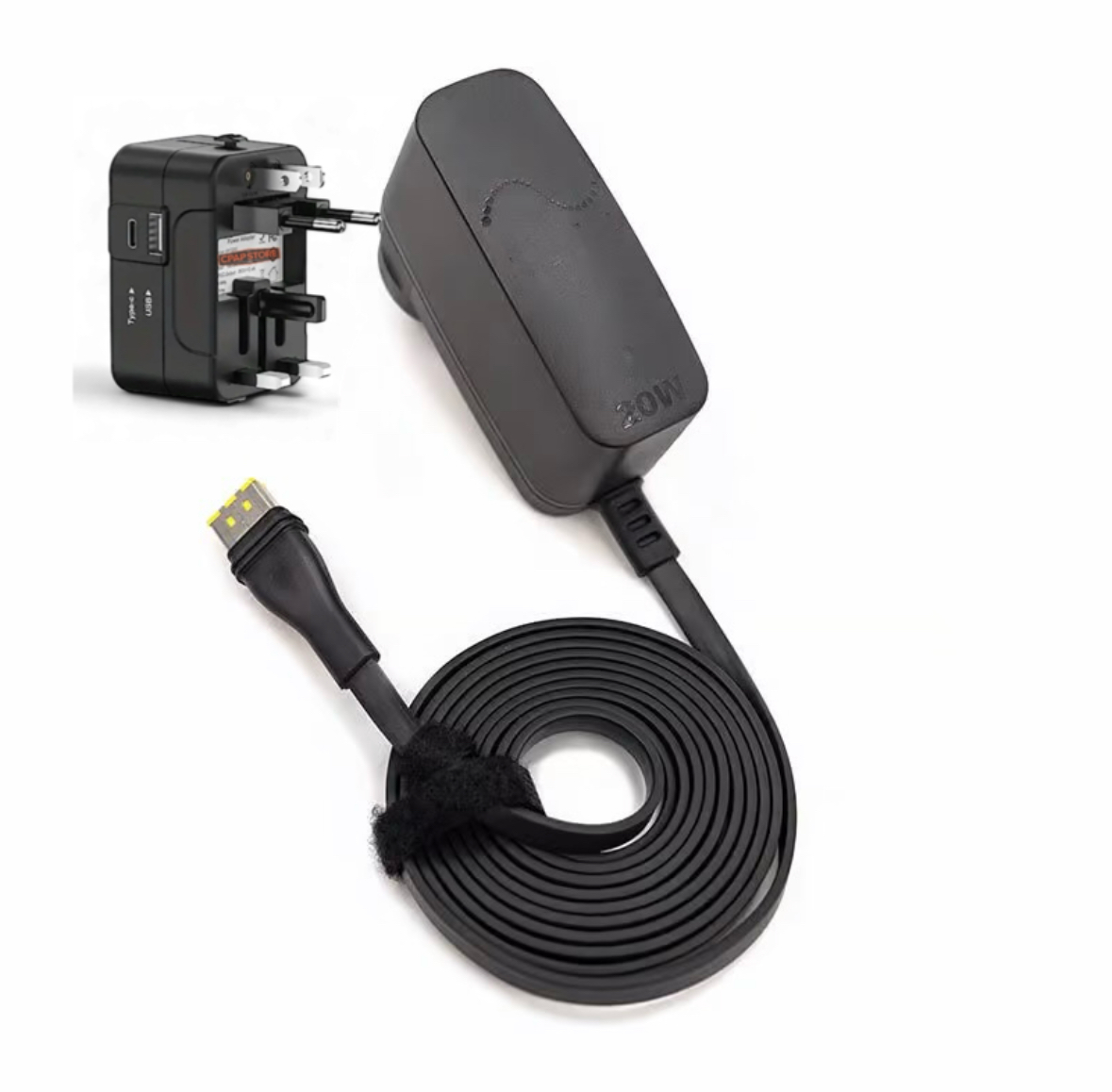 resmed-airmini-power-supply-with-universal-travel-adapter-and-surge-protector-cpap-store-dubai-abu-dhabi